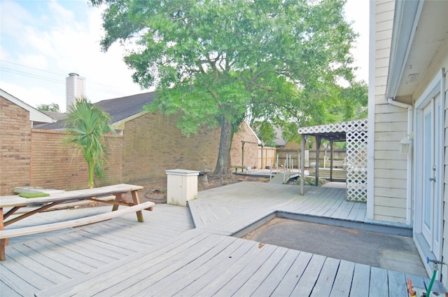 16806 Ashmoor Way, Houston, TX 77058 - view of deck