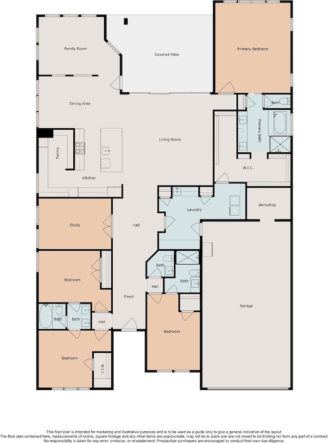 2802 Tarragon Crest Dr, Katy, TX 77494 - home floor plan