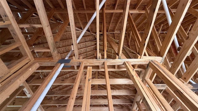 1725 Ebony Ln, Houston, TX 77018 - view of unfinished attic