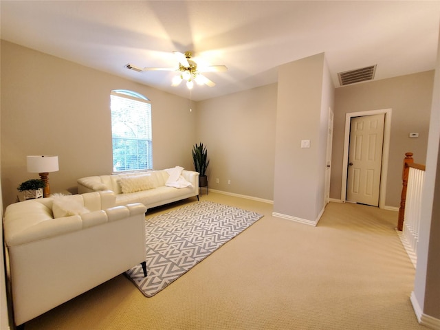 5439 Emerald Pointe Ln, Sugar Land, TX 77479 - living room with visible vents, baseboards, and light colored carpet