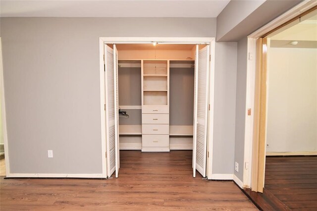 view of closet