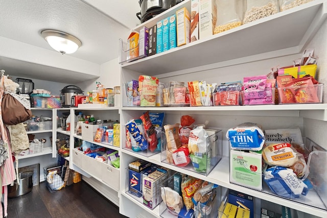 view of storage area