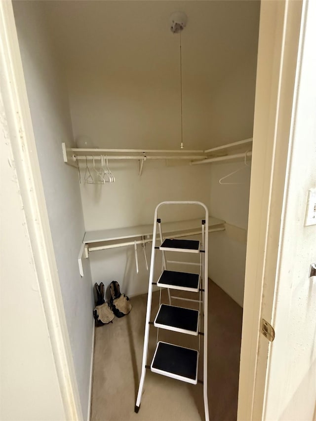 view of closet