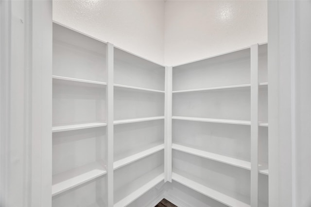 view of storage area