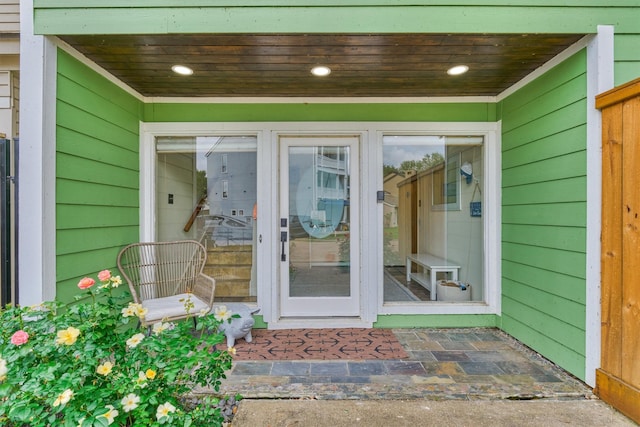 view of entrance to property