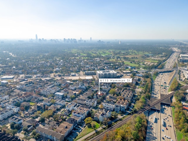 6115 Hamman St, Houston, TX 77007 - view of property location with nearby urban area