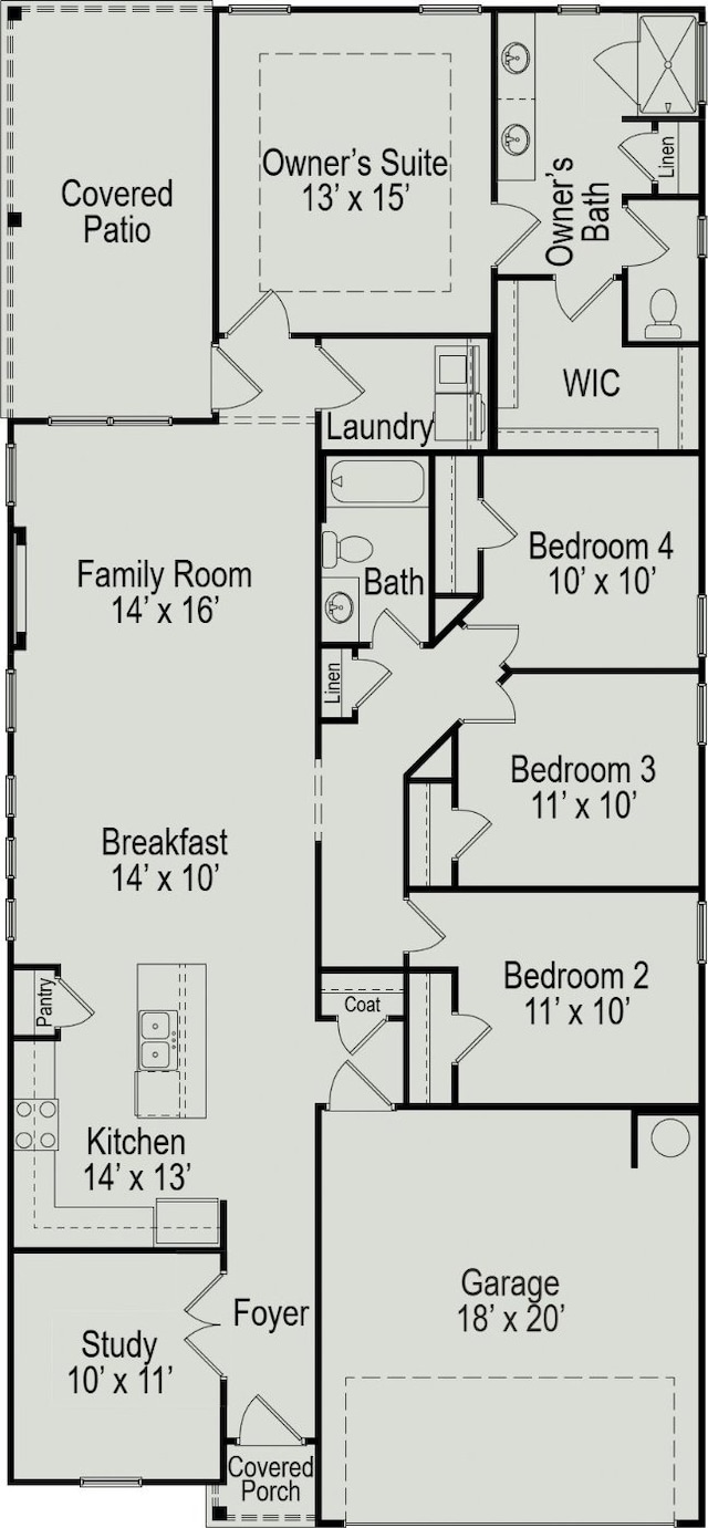 759 Red Mulberry St, La Marque, TX 77568 - floor plan