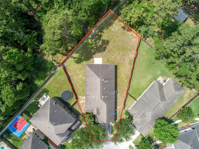 drone / aerial view