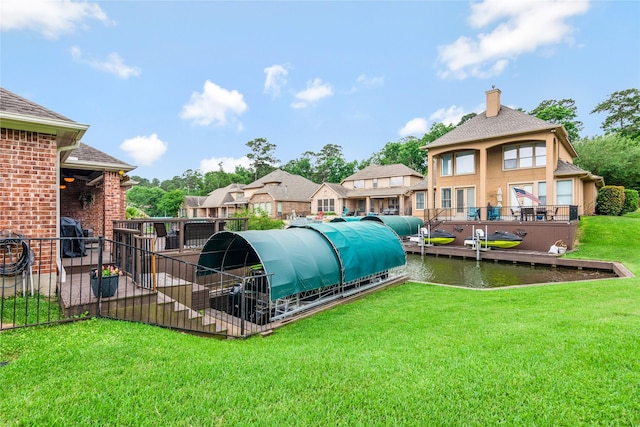 11068 First Lgt, Montgomery, TX 77356 - exterior space with a water view