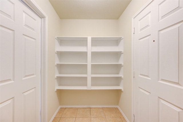 view of pantry