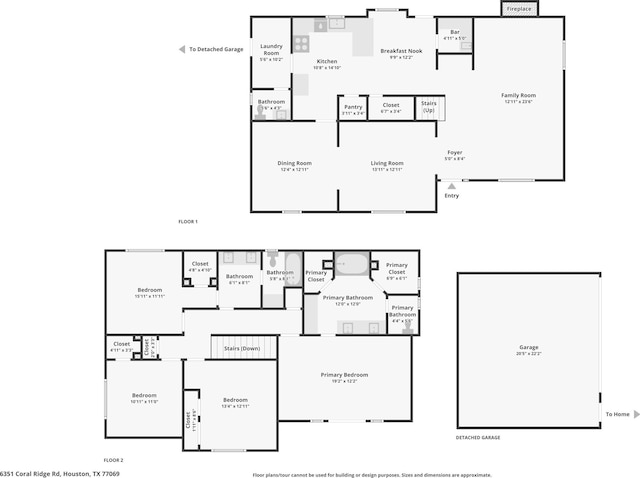 6531 Coral Ridge Rd, Houston, TX 77069 - floor plan