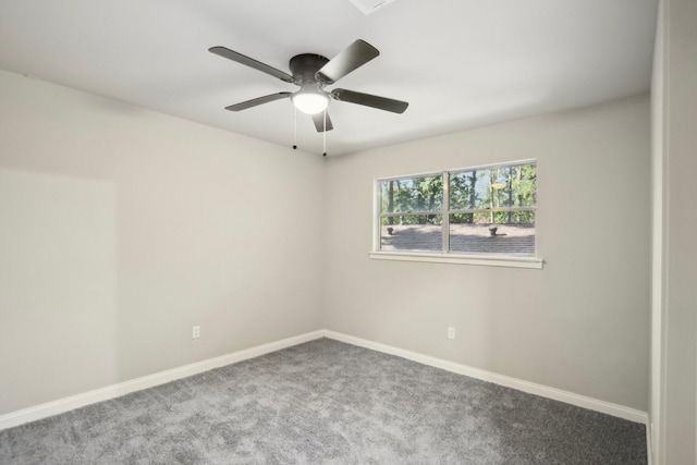 6531 Coral Ridge Rd, Houston, TX 77069 - carpeted spare room featuring baseboards and ceiling fan