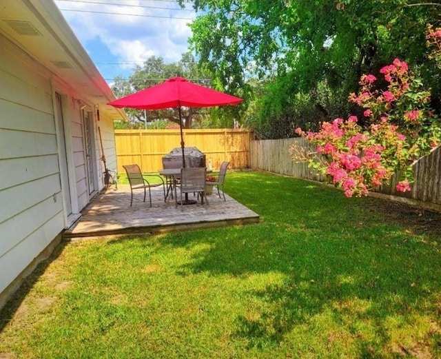 11303 Olympia Dr, Houston, TX 77077 - view of yard with a fenced backyard