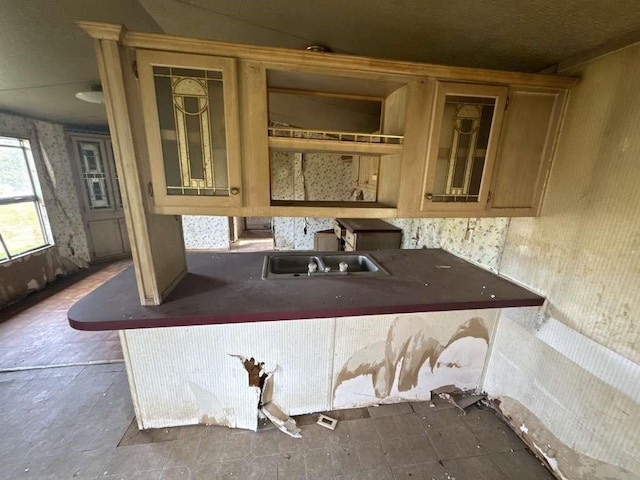 bar with a sink