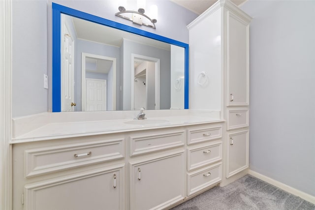13414 Autumn Valley Dr, Cypress, TX 77429 - bathroom featuring vanity and baseboards