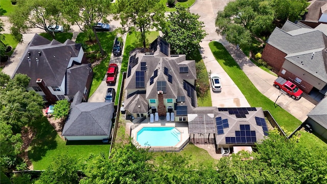 13414 Autumn Valley Dr, Cypress, TX 77429 - aerial view of residential area with a pool area