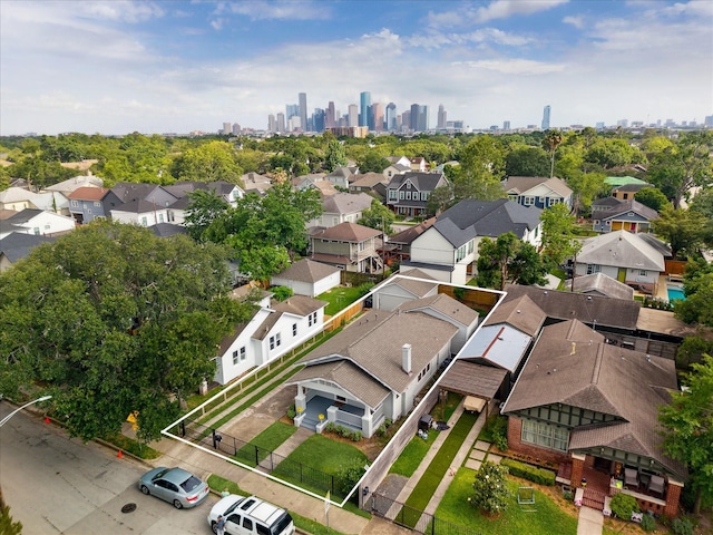 birds eye view of property featuring a residential view