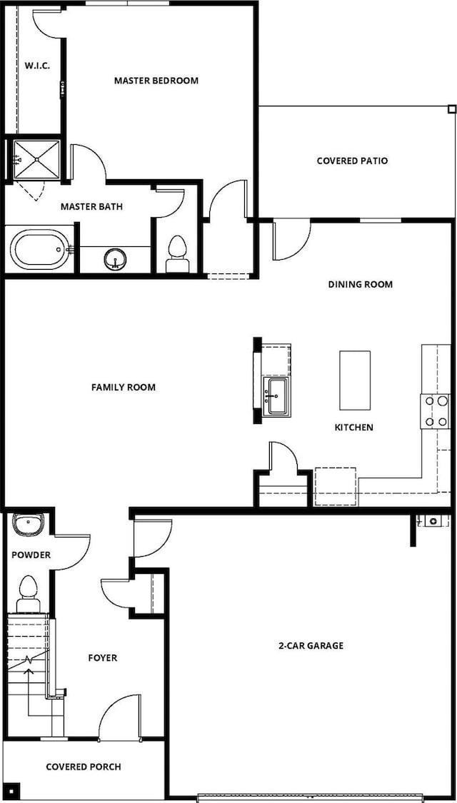 3031 Sunmoon Ln, Katy, TX 77493 - floor plan