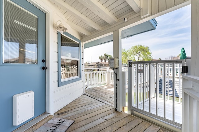 view of deck