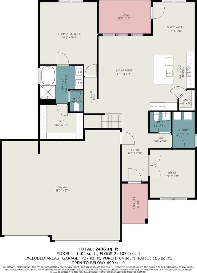 13716 Rising Sun Ln, Conroe, TX 77384 - view of home floor plan