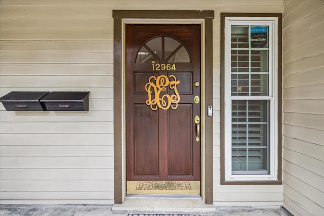 view of property entrance