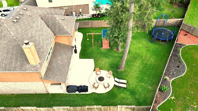 drone / aerial view