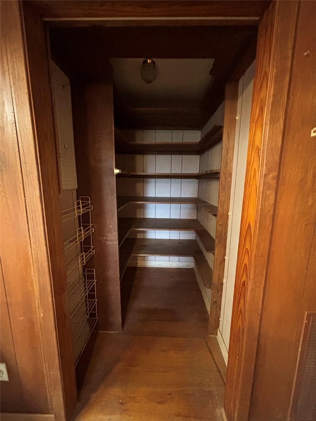 view of storage