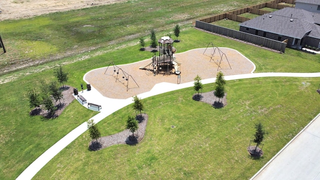 drone / aerial view