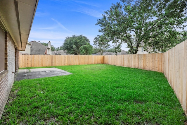1635 Ashton Village Dr, Spring, TX 77386 - view of yard with a patio and a fenced backyard