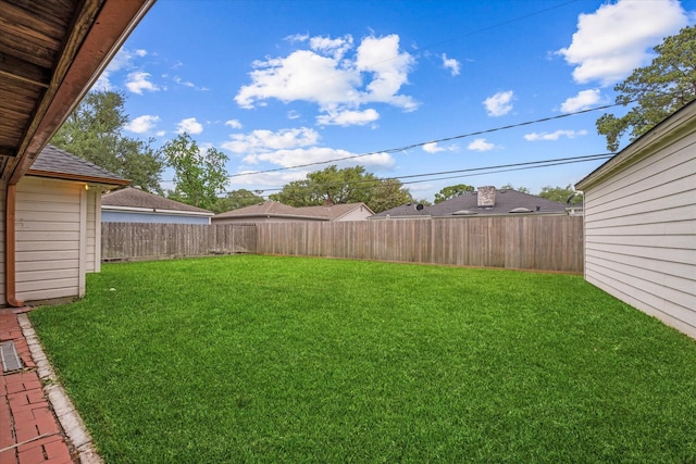 2611 Teague Rd, Houston, TX 77080 - view of yard featuring a fenced backyard