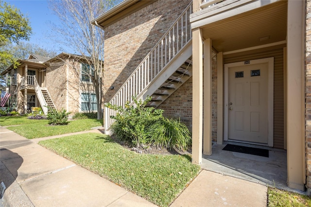 1311 Antoine Dr Unit 245, Houston, TX 77055 - property entrance featuring brick siding