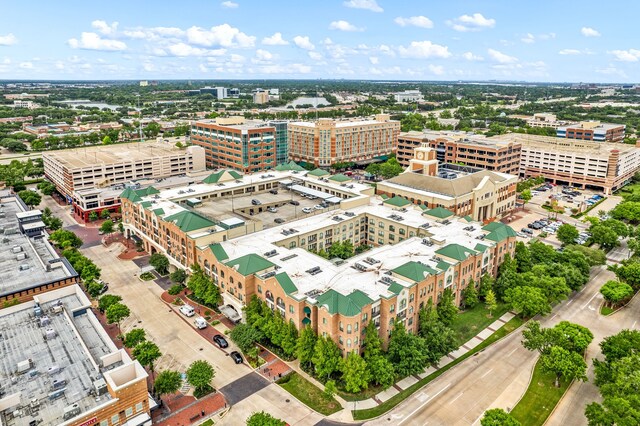 bird's eye view featuring a city view