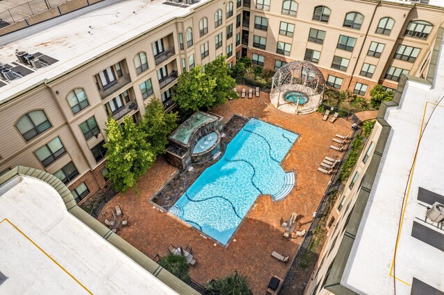 view of pool