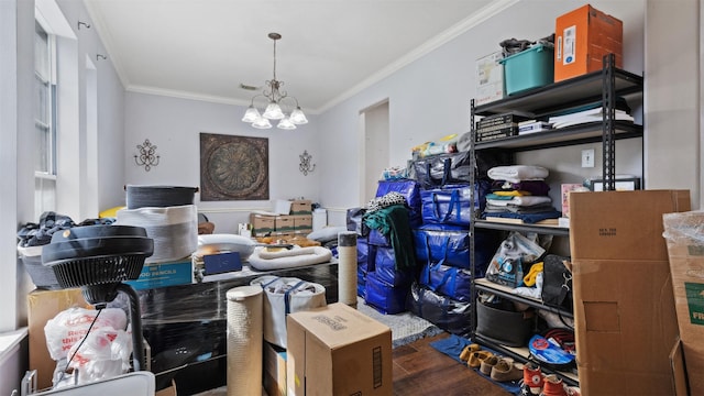 storage featuring visible vents