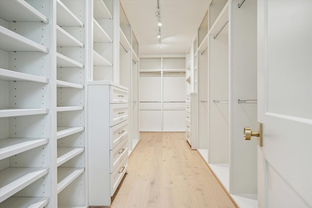 1016 Alexander St, Houston, TX 77008 - walk in closet with light wood-style floors