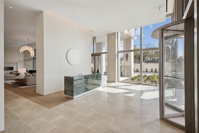 view of community lobby