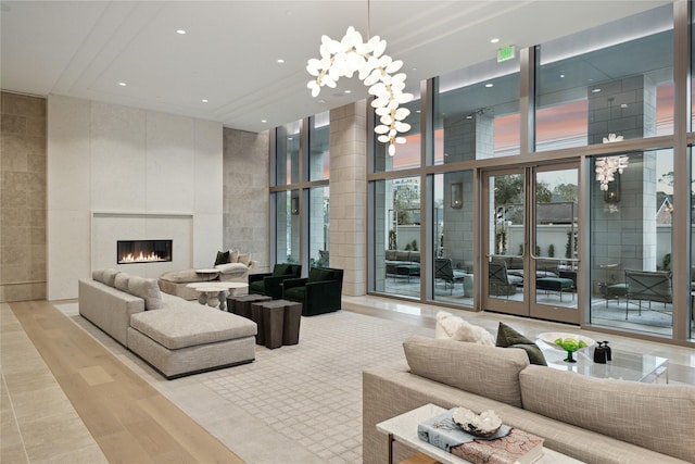view of community lobby