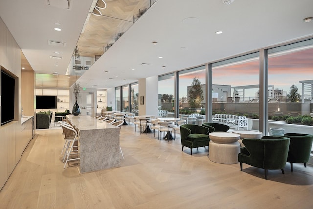 common area featuring visible vents