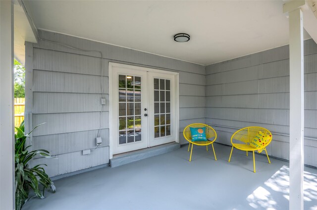 409 24th Ave N, Texas City, TX 77590 - view of patio / terrace featuring french doors