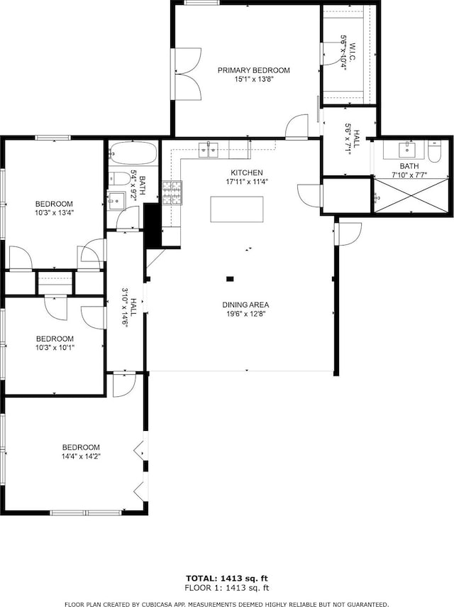 409 24th Ave N, Texas City, TX 77590 - view of home floor plan