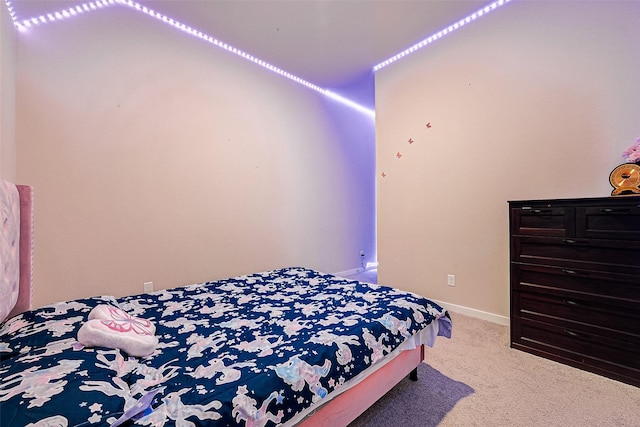 4723 Great Acre Ln, Fresno, TX 77545 - bedroom with baseboards and light carpet