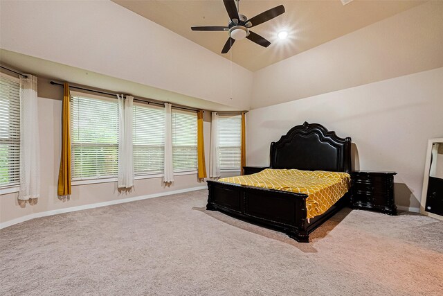 4723 Great Acre Ln, Fresno, TX 77545 - bedroom featuring baseboards, carpet, and lofted ceiling