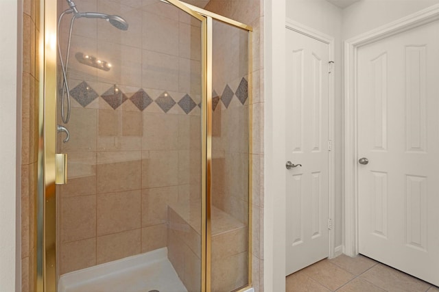 11406 Carson Ave, Pearland, TX 77584 - full bathroom with tile patterned floors and a stall shower