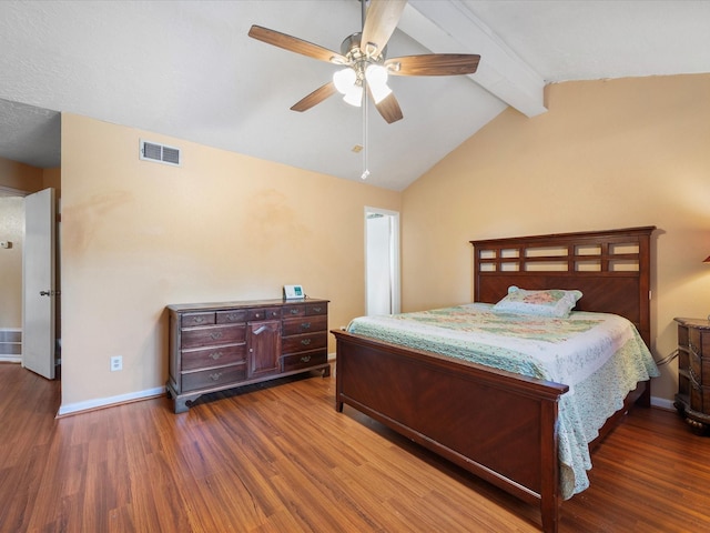 11602 Stone Bridge Dr, Houston, TX 77064 - bedroom with wood finished floors, baseboards, and ceiling fan