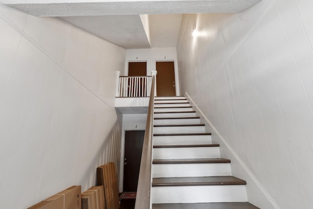 view of stairway