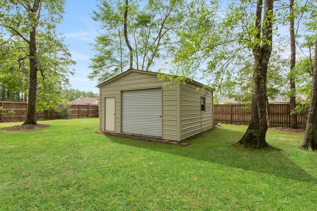 19486 Humaya Dr, Porter, TX 77365 - view of shed featuring a fenced backyard