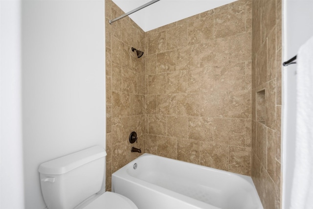 13614 Boerne Canyon Ln, Cypress, TX 77429 - bathroom with toilet and shower / bath combination