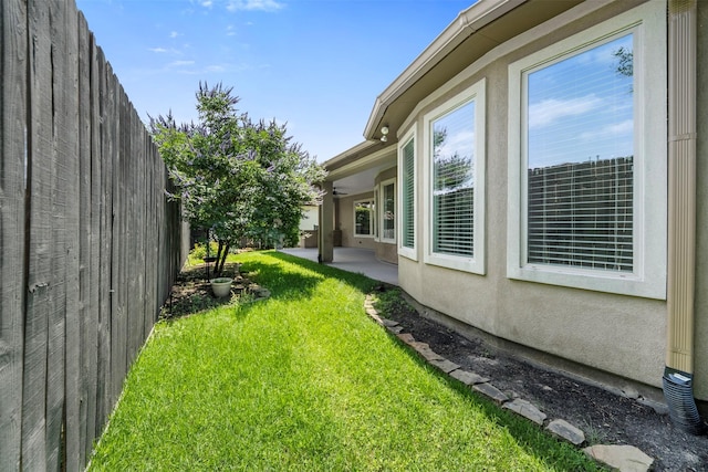 13614 Boerne Canyon Ln, Cypress, TX 77429 - view of yard featuring a patio