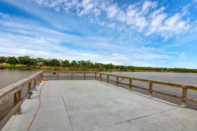 6348 County Road 659, Brazoria, TX 77422 - dock area with a water view