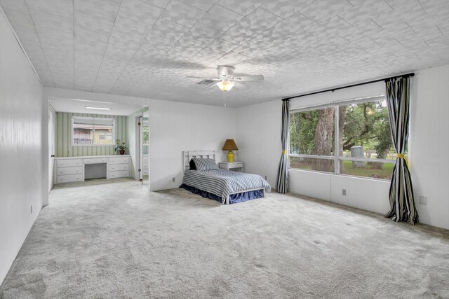 6348 County Road 659, Brazoria, TX 77422 - bedroom featuring carpet flooring, ceiling fan, and multiple windows